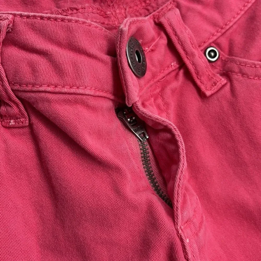 Mudd Dark Coral Skinny Jeans Size 1